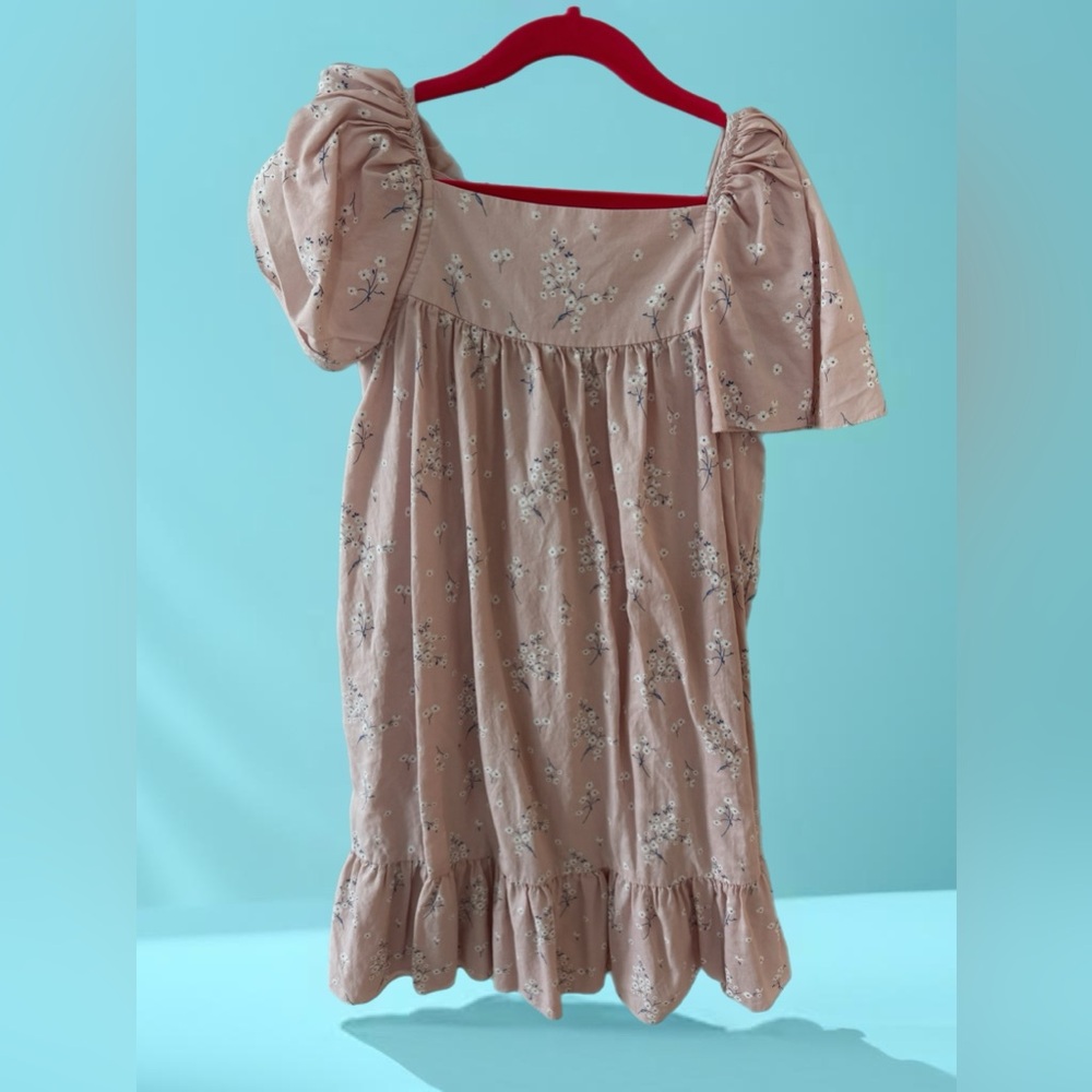 Floral Kids Dress in Pink